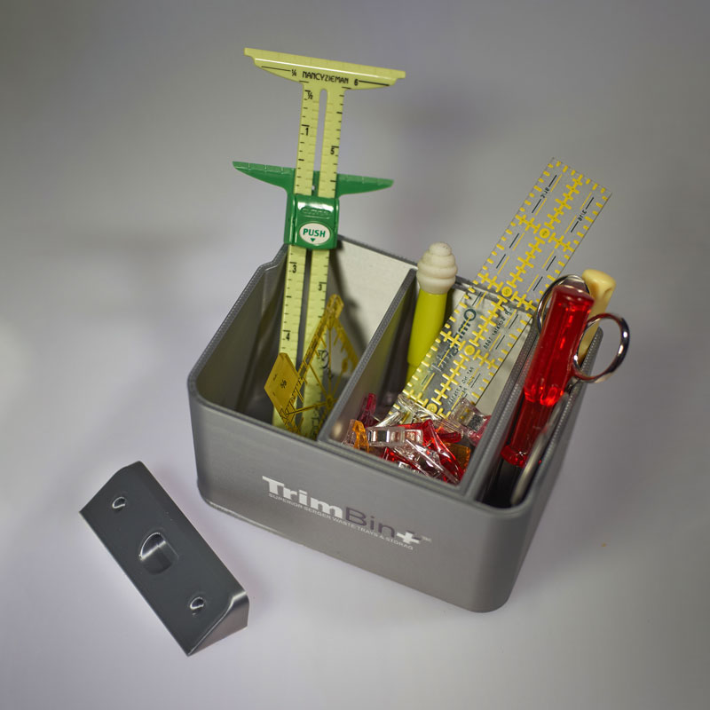 TrimBin+ fabric catcher for BERNINA sergers