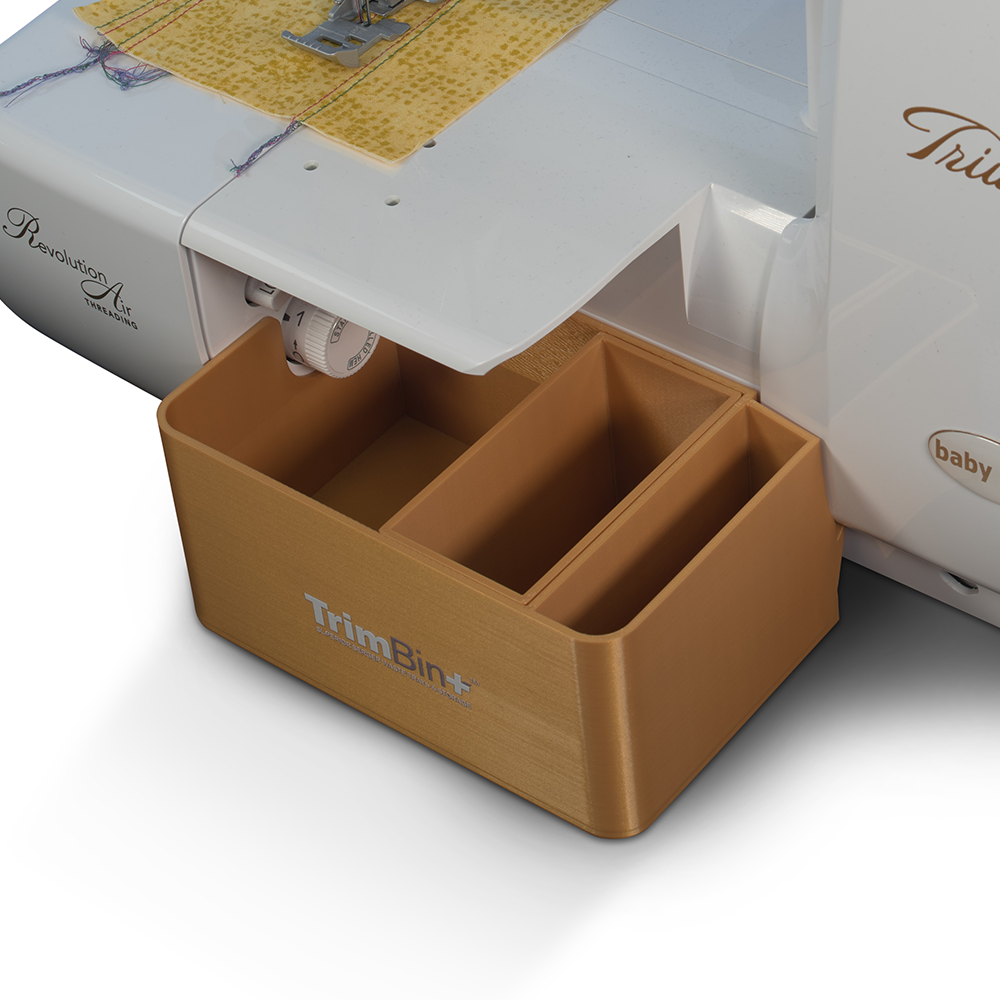 TrimBin+ for Baby Lock for Baby Lock sergers, Gold — Cutting Edge Serger Designs