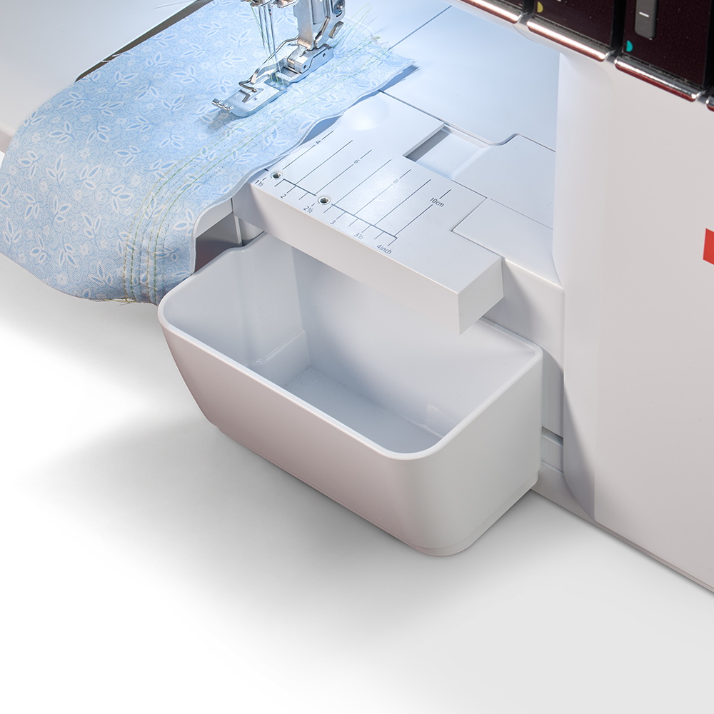 BERNINA cut-off bin, empty