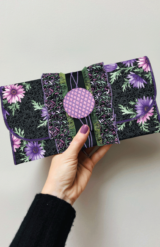 Clutch Bag — serger pattern by Barbara Goldkorn