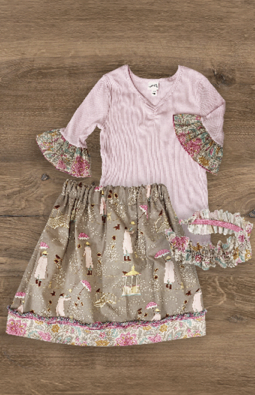 Kids Fashion Set — serger pattern by Barbara Goldkorn