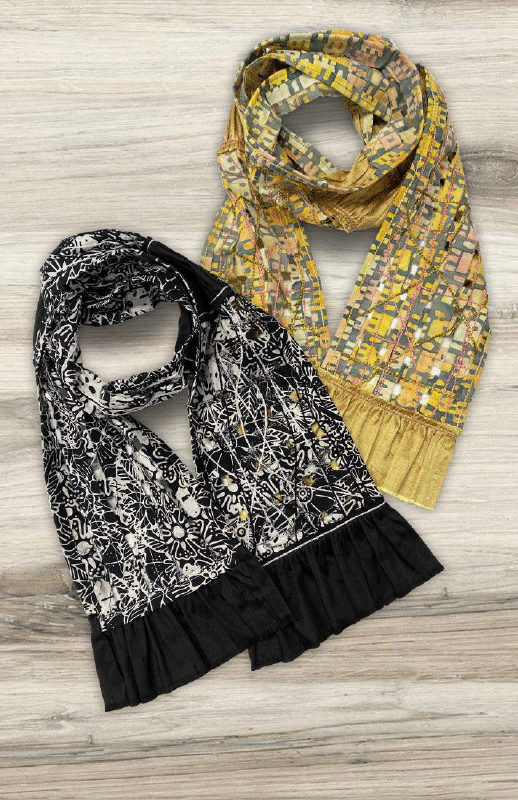 Sheer Scarf — serger pattern by Barbara Goldkorn