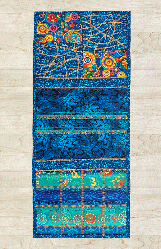 Serged Table Runner — serger pattern by Barbara Goldkorn